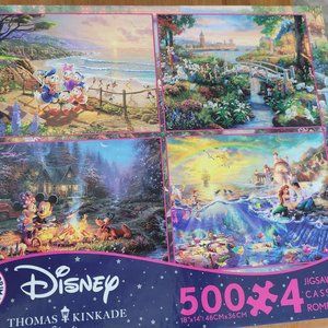 Disney Thomas Kinkade puzzles